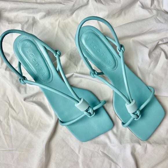 Vicenza Anthropology Light Blue Sandal - Picture 3 of 9